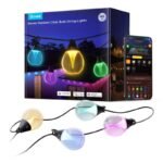 Govee H7025 RGBICW Outdoor String Lights, 14.63m, 2.4GHz Wi-Fi + Bluetooth - Image 2