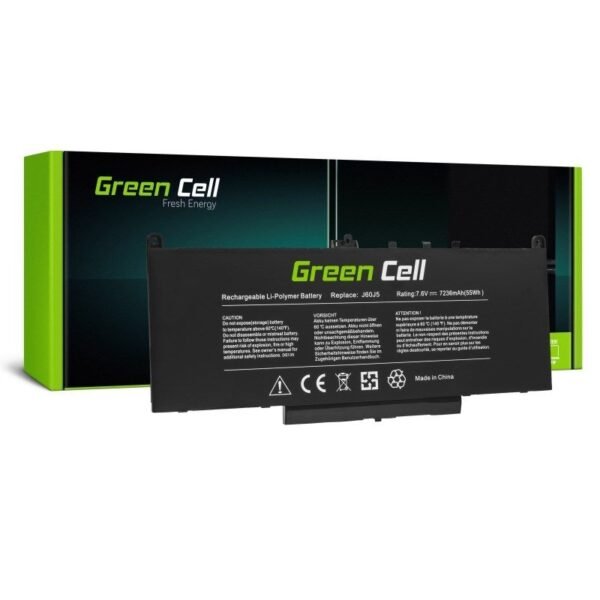 GREEN CELL BATTERY DE135 FOR DELL LATITUDE E7270 E7470 5800MAH 7.6V