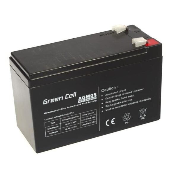 GREEN CELL GEL BATTERY AGM05 12V 7.2AH