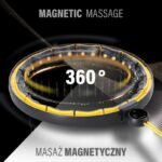 HHM21 HULA HOP BLACK/YELLOW WITH MAGNETS, TPE PROTECTION AND WEIGHT + HMS COUNTER - Image 3