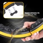 HHM21 HULA HOP BLACK/YELLOW WITH MAGNETS, TPE PROTECTION AND WEIGHT + HMS COUNTER - Image 5