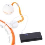 HHM21 HULA HOP WHITE/ORANGE WITH MAGNETS, TPE PROTECTION AND WEIGHT + HMS COUNTER - Image 6