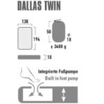 High Peak Dallas Twin mattress 194x138x10 41033 - Image 5