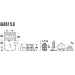 High Peak Garda 5.0 Tent 11823 - Image 7