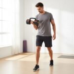 HL05 3in1 ADJUSTABLE DUMBBELL WITH SUPPORT FOR PUSH-UPS AND KETTLEBELL HMS - Image 2