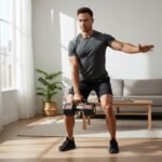 HL05 3in1 ADJUSTABLE DUMBBELL WITH SUPPORT FOR PUSH-UPS AND KETTLEBELL HMS - Image 4