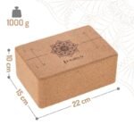 HMS CORK YOGA SET TPE MAT YM11 + CUBE KJ02 + STRAP SJ02 - Image 6