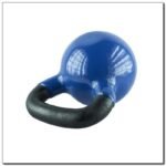HMS KNV08 BLUE vinyl-coated cast iron kettlebell - Image 2