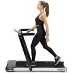 HMS LOOP12 Electric Treadmill 1-12 km/h, Black - Image 2
