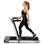 HMS LOOP12 MULTI Electric Treadmill with Desk 1-12 km/h, Gray - Image 7