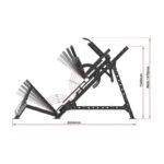 HMS LP3175 Semi Commercial Leg Crane (17-51-006) Gray, Black - Image 6