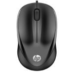HP 1000 Wired Optical Mouse with 3 Buttons and 1000 DPI Wired Black 4QM14AA
