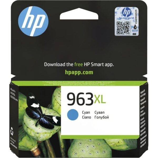 HP 963XL Cyan Ink Cartridge, HP963XL=3JA27AE, 1600 pages