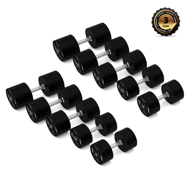 lupin-wear-ca-hpc-set-polyurethane-dumbbell-set-2-x-40-50-kg-cpu-450-kg-hms-2762204 HPC SET POLYURETHANE DUMBBELL SET 2 x 40 - 50 KG CPU (450 KG) HMS - Image 1