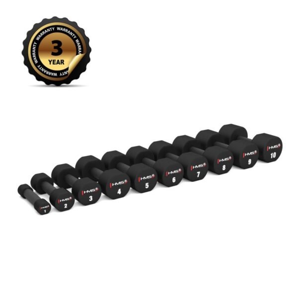 HPT04 2 x 4 KG POLYURETHANE TPU HMS Dumbbells