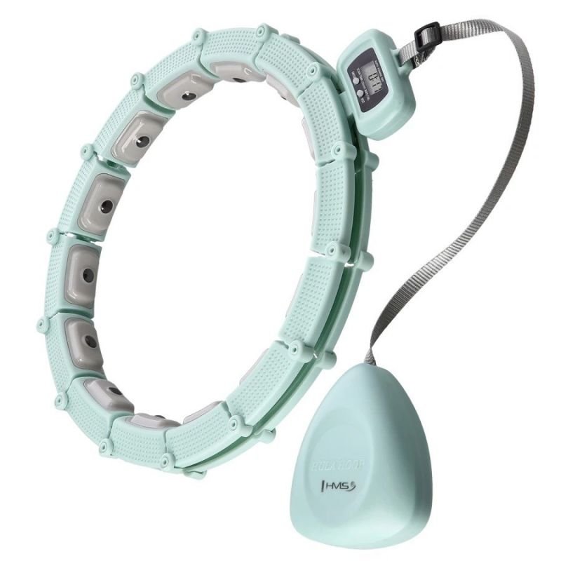 lupin-wear-ca-hula-hoop-hms-hhm14-with-magnets-weight-and-counter-green-1563370 Hula hoop HMS HHM14 with magnets, weight and counter green - Image 1