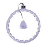 Hula hoop HMS HHM14 with magnets, weight and counter purple - Image 5