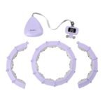 Hula hoop HMS HHM14 with magnets, weight and counter purple - Image 6