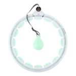 Hula hoop HMS HHW06 with studs, weight and counter green