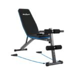 Inclined training bench with leg locks and rubber bands REBEL ACTIVE RBA-2003 - Image 3