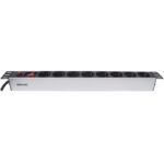 INTELLINET POWER STRIP RACK 19 X 8 1U SCHUKO 3M FUSE 713986 - Image 3