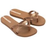 Ipanema Kirei womens flip-flops, fashionable and comfortable, brown for the beach