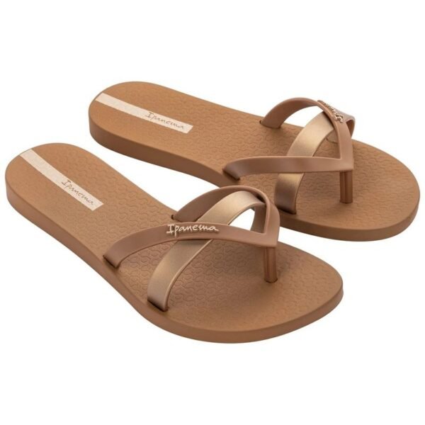 Ipanema Kirei womens flip-flops, fashionable and comfortable, brown for the beach