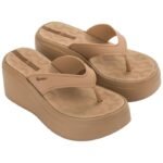 Ipanema shoes womens flip-flops Solaris platform beige