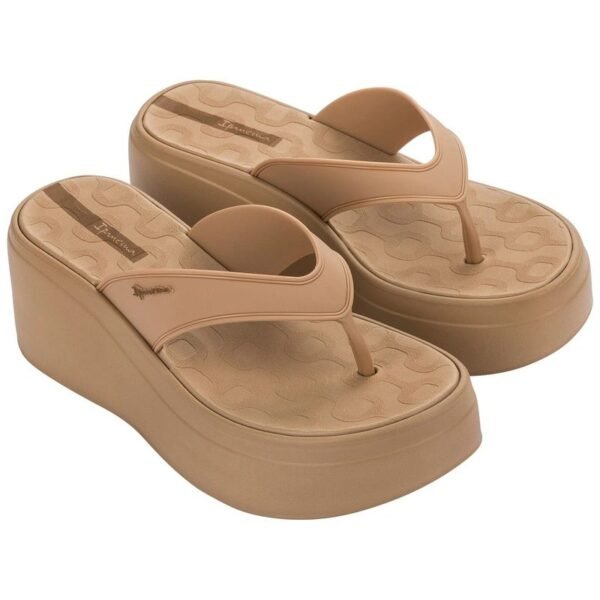 Ipanema shoes womens flip-flops Solaris platform beige