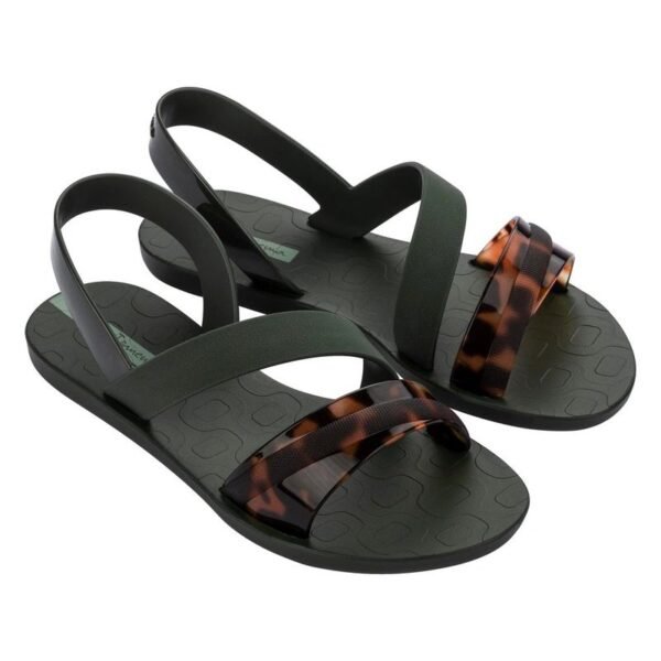 Ipanema Vibrant womens sandals shoes, fashionable and comfortable, green