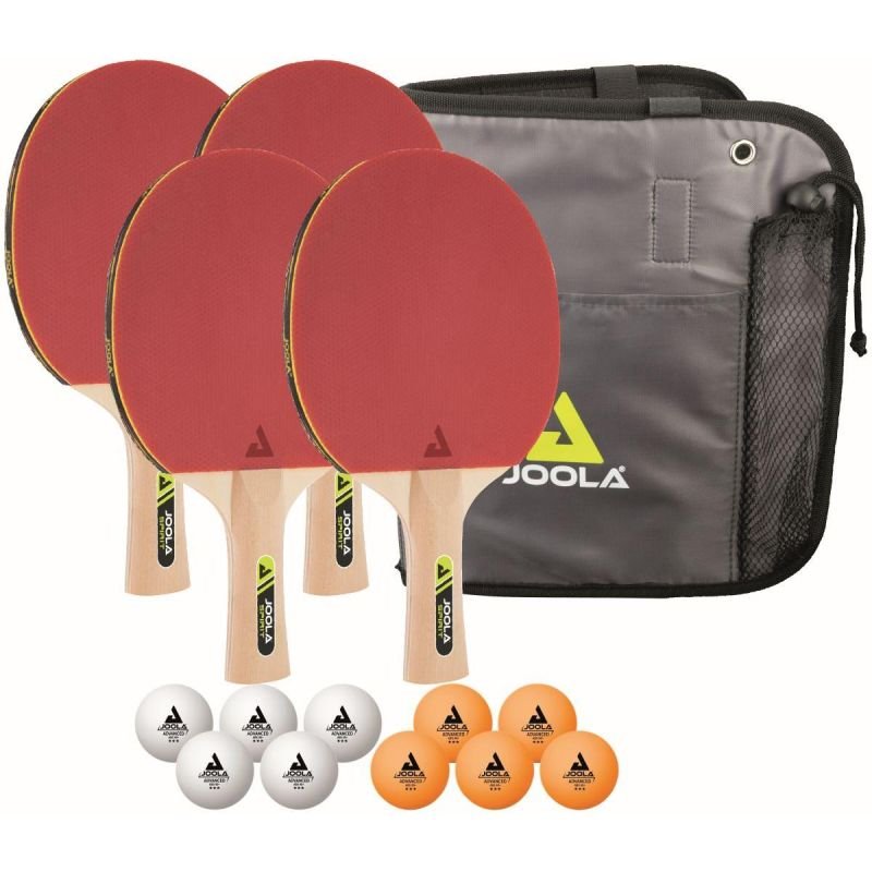 lupin-wear-ca-joola-family-table-tennis-set-4-spirit-rackets-10-balls-1869063 JOOLA FAMILY TABLE TENNIS SET 4 SPIRIT RACKETS 10 BALLS - Image 1