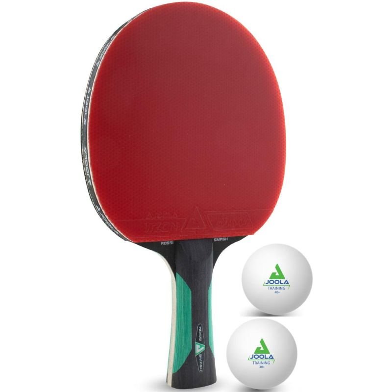 lupin-wear-ca-joola-rosskopf-smash-table-tennis-racket-and-two-tournament-balls-1919719 JOOLA ROSSKOPF SMASH TABLE TENNIS RACKET AND TWO TOURNAMENT BALLS - Image 1