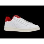 K-swiss LOZAN KLUB LTH WHITE/MARS RED/SNOW WHITE-M sneakers (07263-113-M) - Image 2