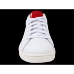 K-swiss LOZAN KLUB LTH WHITE/MARS RED/SNOW WHITE-M sneakers (07263-113-M) - Image 3