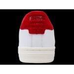 K-swiss LOZAN KLUB LTH WHITE/MARS RED/SNOW WHITE-M sneakers (07263-113-M) - Image 4