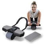KA10 BLACK ABS WHEEL AUTOMATIC WHEEL FOR EXERCISING THE ABDOMINAL MUSCLES WITH SUPPORT - Image 2