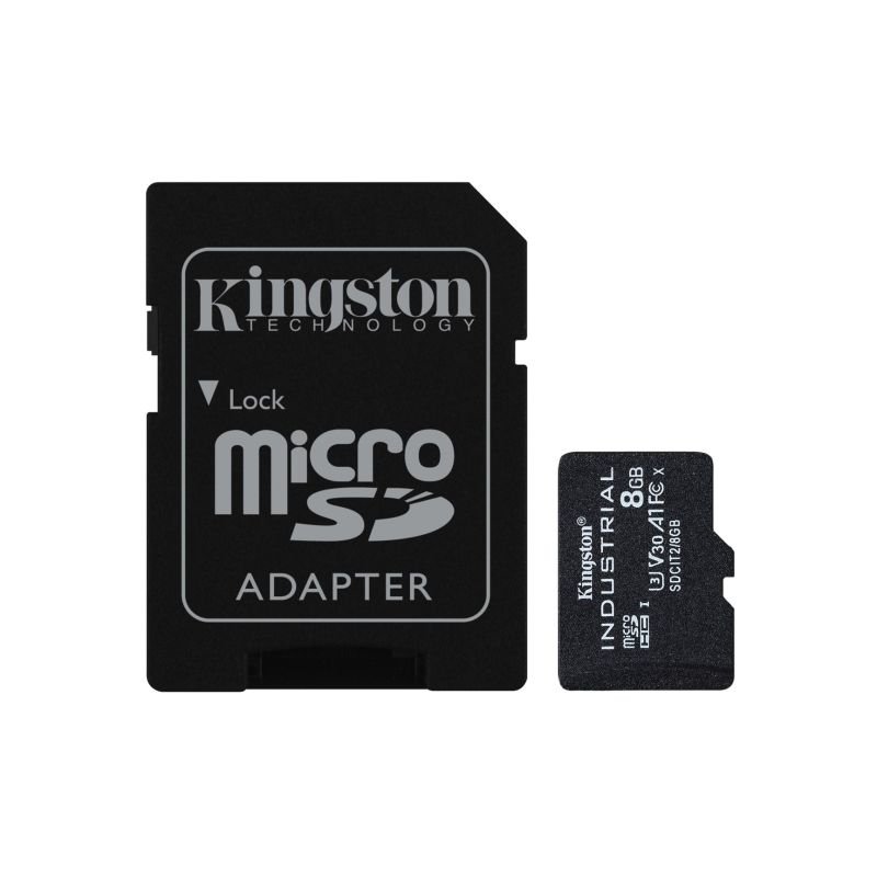 lupin-wear-ca-kingston-microsdhc-industrial-8gb-sdcit2-8gb-2328277 KINGSTON microSDHC Industrial 8GB SDCIT2/8GB - Image 1