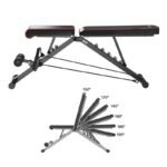 L1217 HMS Adjustable Folding Cable Exercise Bench - Image 5