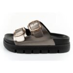 Lee Cooper shoes womens slippers silver comfortable platform fashionable - Image 2