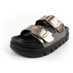 Lee Cooper shoes womens slippers silver comfortable platform fashionable - Image 3
