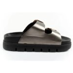 Lee Cooper shoes womens slippers silver comfortable platform fashionable - Image 4