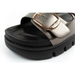 Lee Cooper shoes womens slippers silver comfortable platform fashionable - Image 6