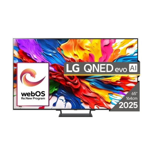 LG 65QNED93A6A QNED EVO 65 TV 4K Ultra HD 144 Hz WebOS Dolby Atmos Black