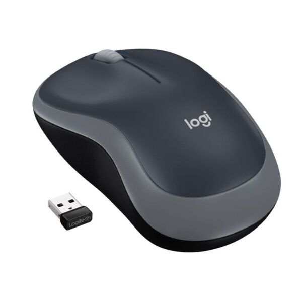 Logitech M185 Mouse 910-002235 (optical; 1000 DPI; gray color