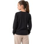 Longsleeve T-shirt for girls 4F F460 deep black 4FJWMM00TLONF460 20S - Image 2