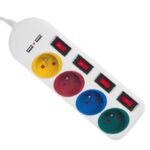 MACLEAN 4-OUTLET 2XUSB POWER STRIP MCE229W - Image 2