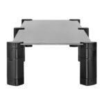Maclean dual monitor stand, max. 20kg, tempered glass, (1029x285x127mm), MC-936 - Image 8