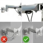 Maclean MC-503S Monitor Wall Mount (Swivel, Wall, Tilt; 23" - 42"; Max. 30kg) - Image 4