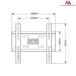 Maclean MC-777 TV wall mount (wall-mounted; 13" - 42"; max. 35kg) - Image 2