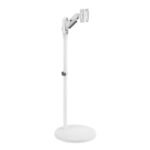 Maclean Mobile Floor Stand for Monitor/TV, Gas Spring, 17"-35", 2-10kg, White, MC-970W - Image 2